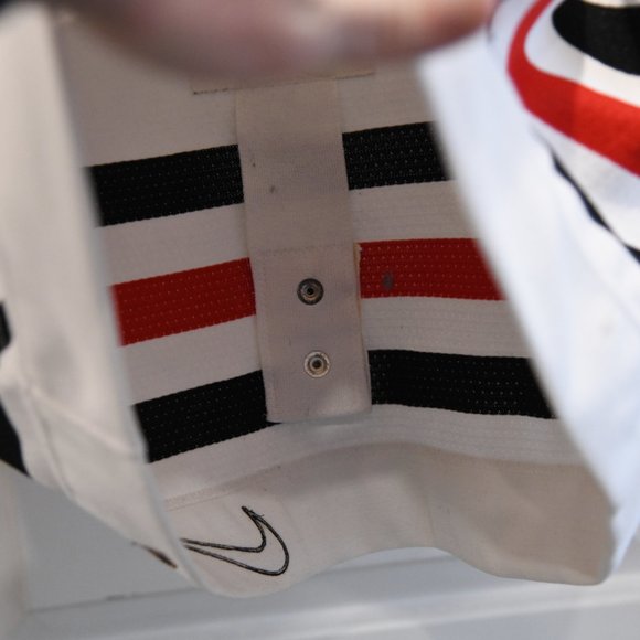 Chris Chelios Blackhawks *Authentic* Nike Home Jersey size 44 Made in Canada MIC - Picture 6 of 16